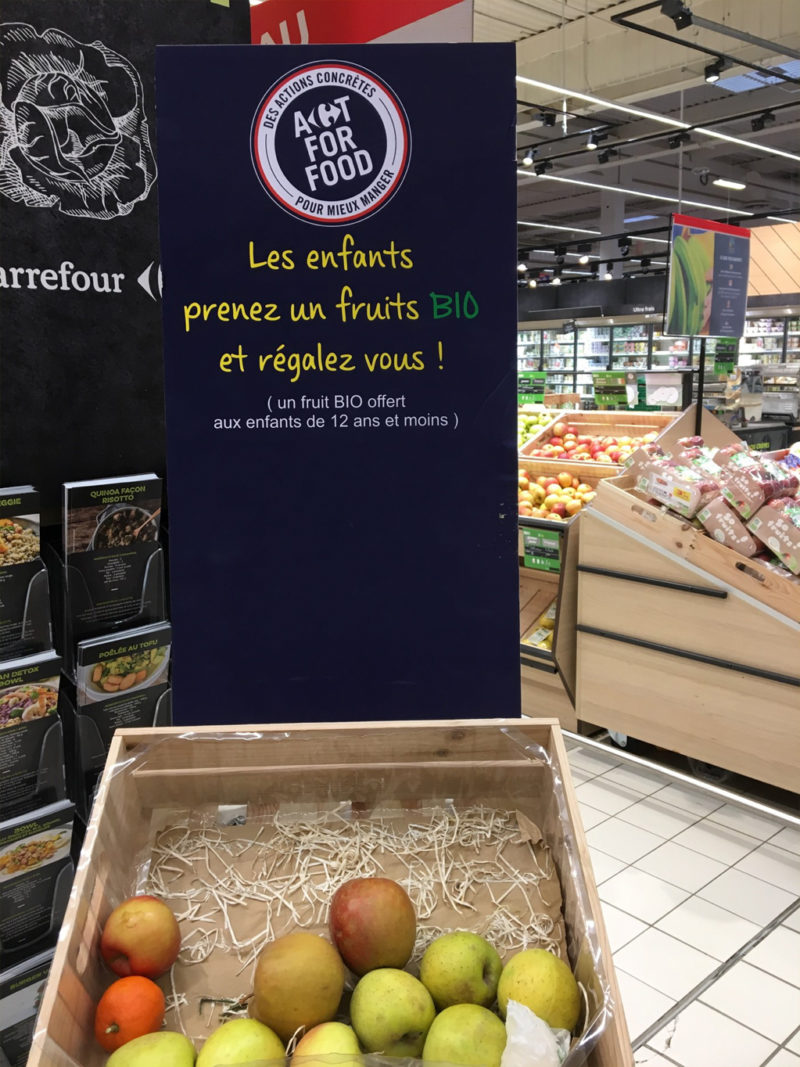 stand fruit enfant Carrefour Wasquehal