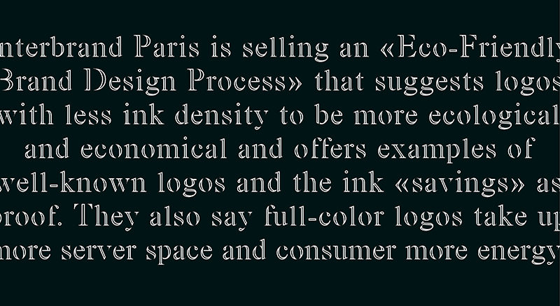 eco font times news roman paragraphe
