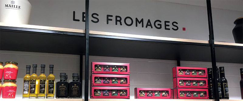 signalétique Fromages 4 casino Paris