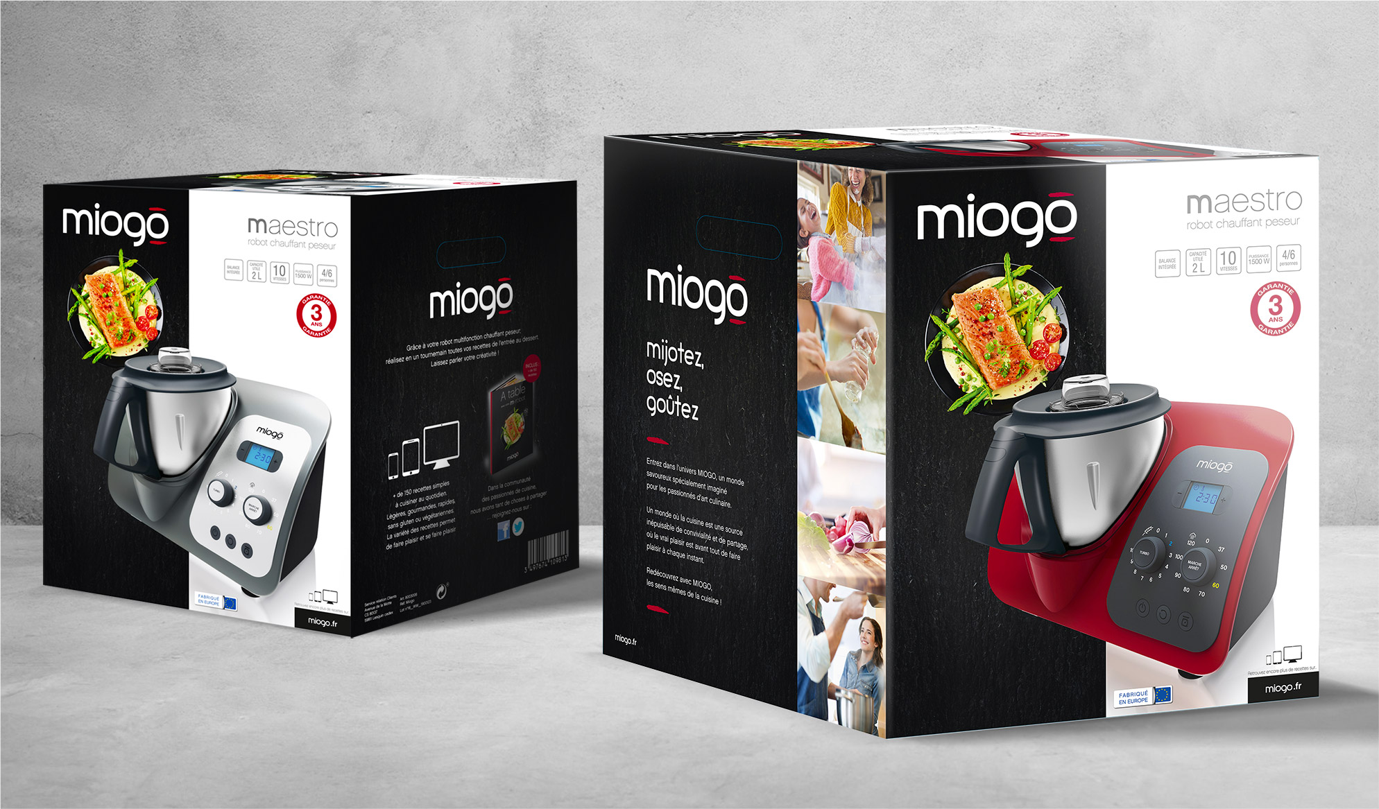 Photo packaging Miogo Maestro Boulanger