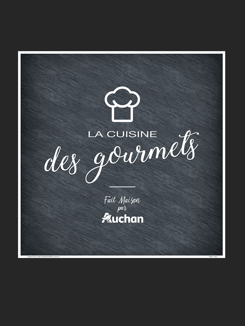 Logo Cuisine des gourmets Auchan