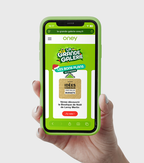 Grande Galerie Oney. Une activation propriétaire au service de l'engagement client